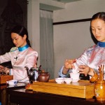 Artful Chinese Tea Making Following Authentic Gongfu-Cha Ceremony	